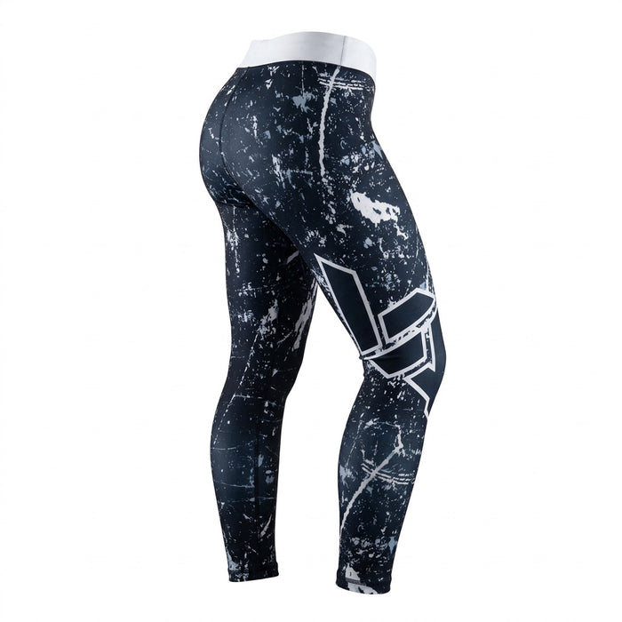 Leggings Damen mit Print – bedruckte Sporthose – Vorderansicht