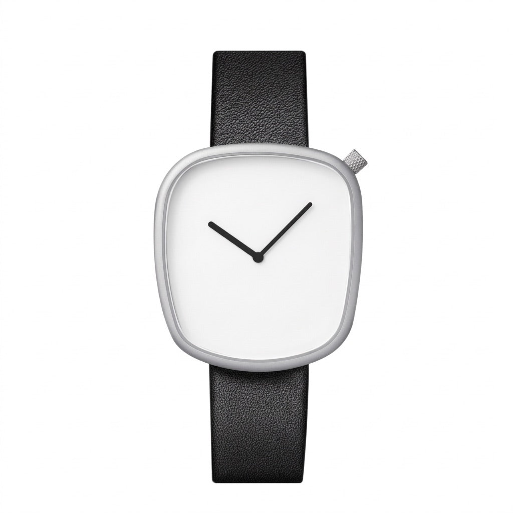 Armbanduhr Unisex minimalistisch – Quarzuhr im Nordic-Design – Vorderansicht