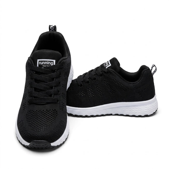 Sportschuhe Damen leicht – Sneaker aus Mesh – Vorderansicht