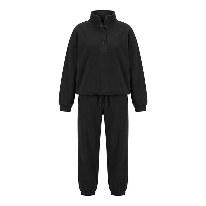 Jogginganzug Damen Oversize – Hoodie & Jogginghose im Set – Vorderansicht