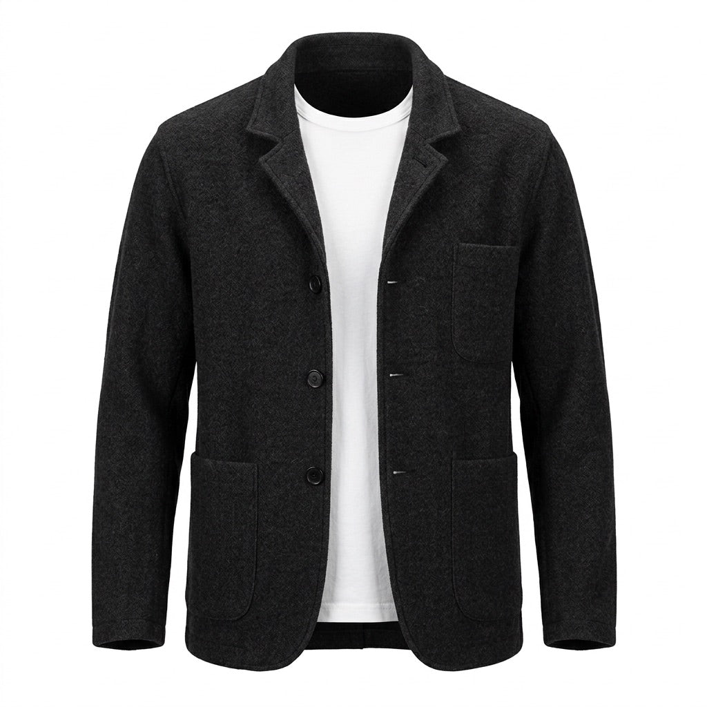 Sakko Herren casual – Freizeitjacke im Blazer-Stil – Vorderansicht