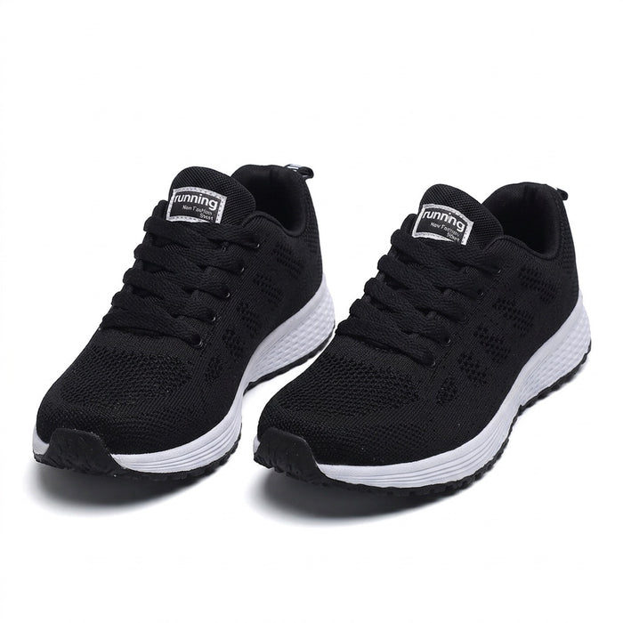Mesh Sneaker Damen – atmungsaktive Freizeitschuhe – Vorderansicht
