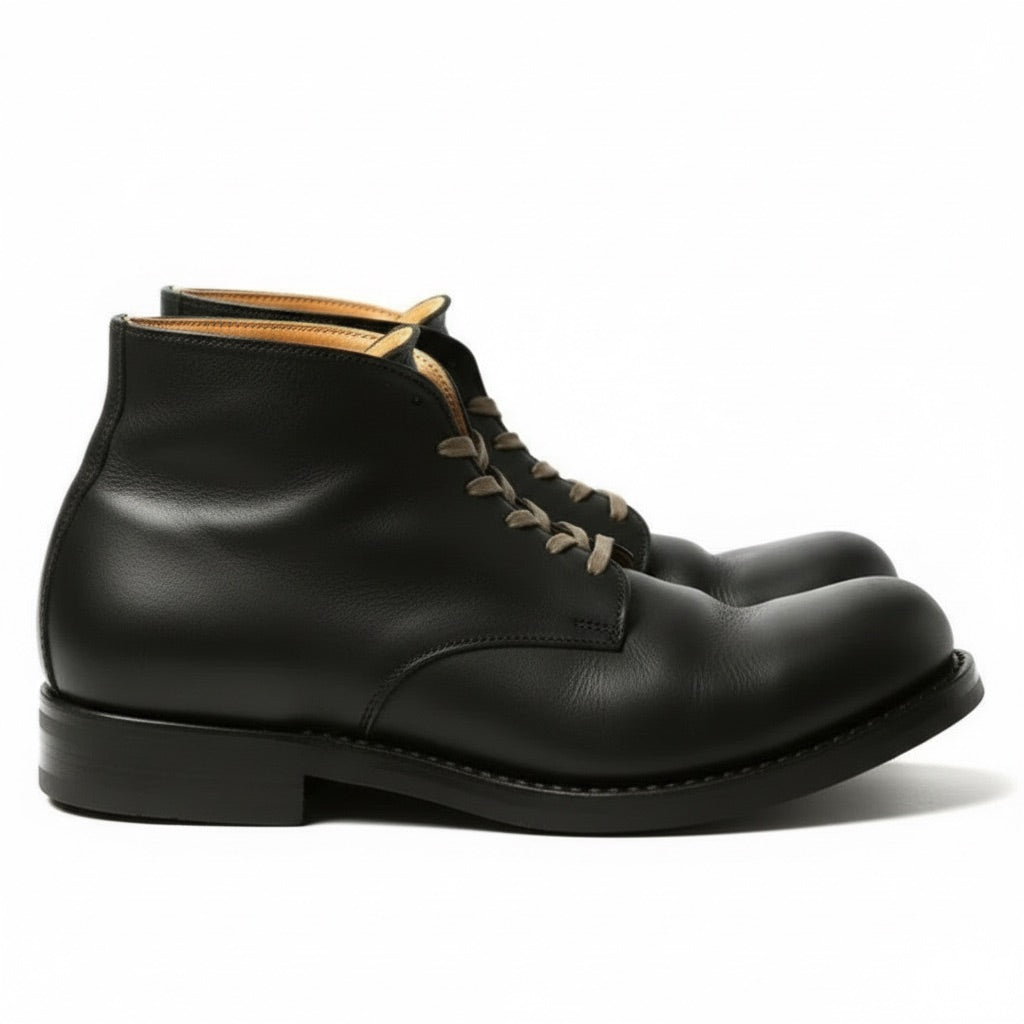 Boots Herren mit Schnürung – Klassische Stiefeletten – Seitenansicht