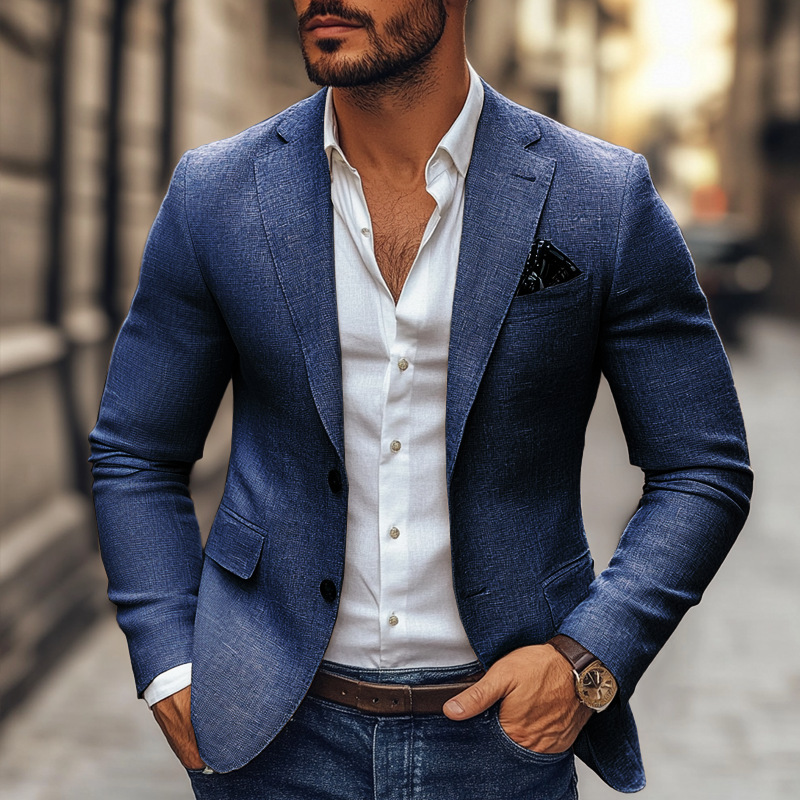 Sakko Herren Slim Fit – Ansicht 6